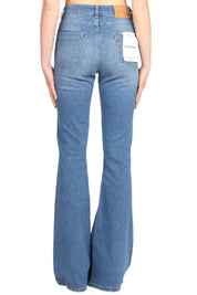 Vicolo Donna jeans in classic blue denim, fitted style with pockets and belt loops, casual and versatile for everyday wear.