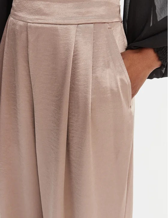 Katie Satin Wide Leg Pant Guess - MYLILLY
