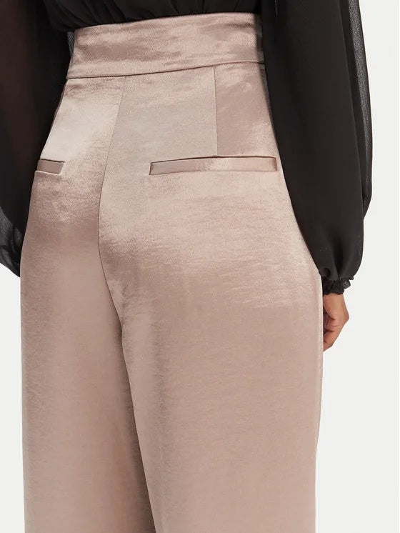 Katie Satin Wide Leg Pant Guess - MYLILLY