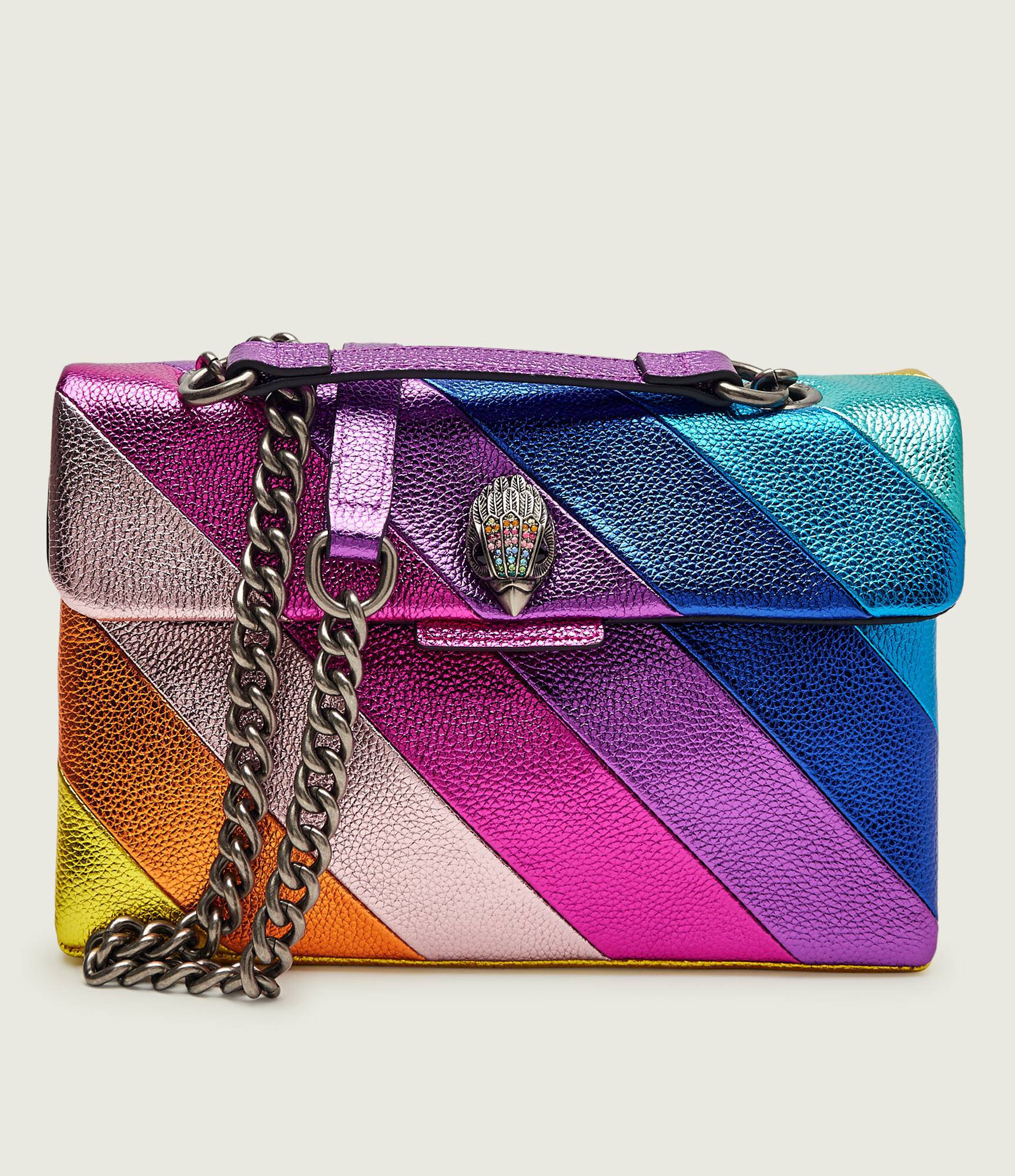 Large Kurt Geiger Kensington bag for women, stylish shoulder bag with spacious compartments and elegant design.