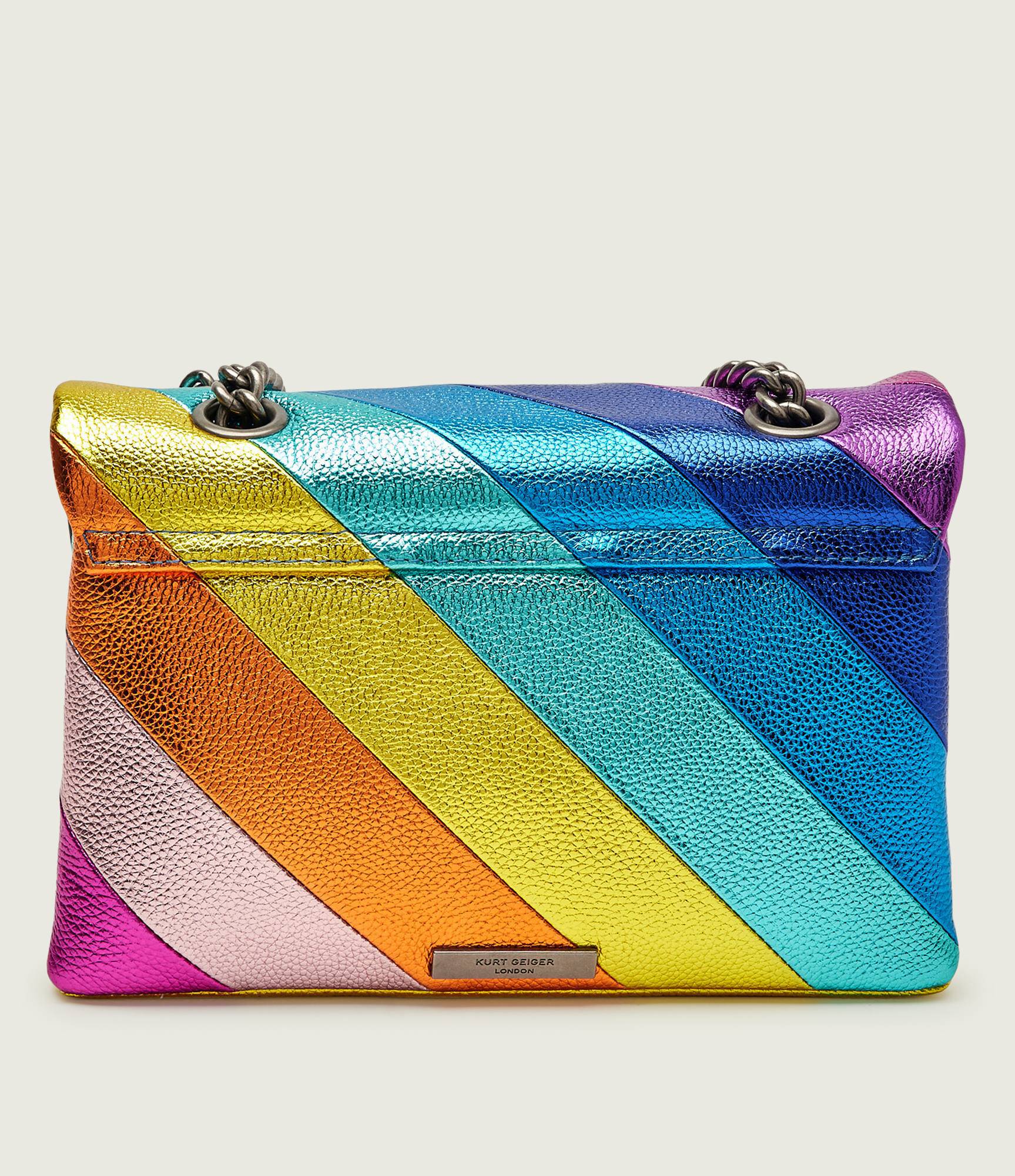 Large Kurt Geiger Kensington Bag for women, stylish shoulder bag with sleek design, perfect for everyday use.