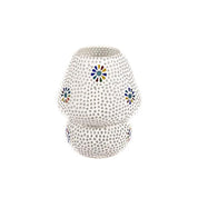 Lampada da tavolo in vetro mosaicata con fiori India World - MYLILLY