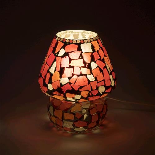 Lampada da tavolo in vetro mosaicata India World - MYLILLY