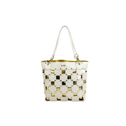 M*Brc Square Leather Shoulder Bag