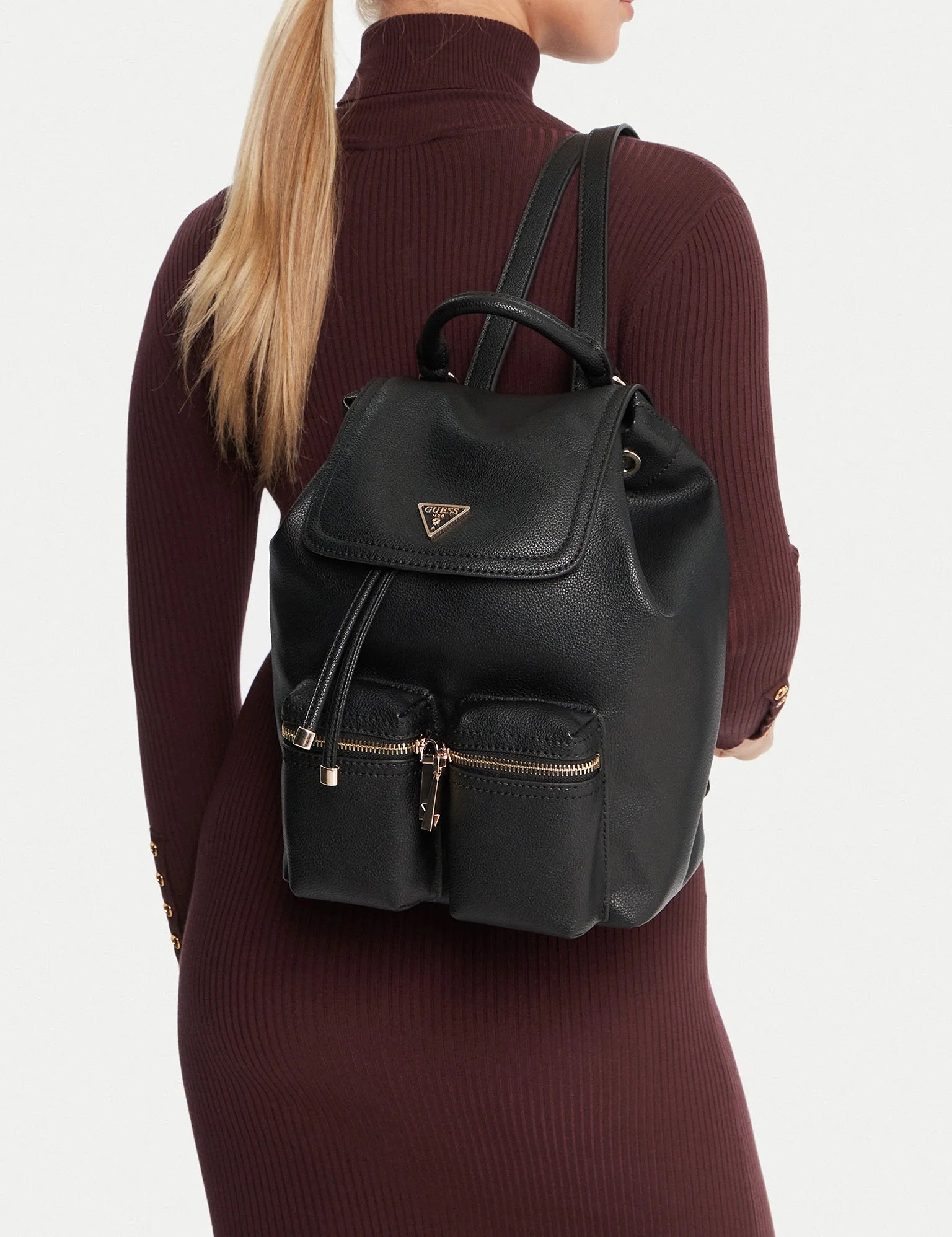 Manhattan II Flap Backpack Guess - MYLILLY
