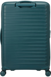 Medium American Tourister FastForward Exp trolley bag for unisex travel, with sturdy handle and spacious interior for medium trips.