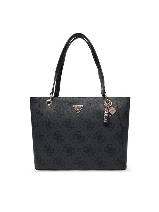 Noelle II Tote by Guess, stylish women's shopping bag in black with sleek design and spacious interior.