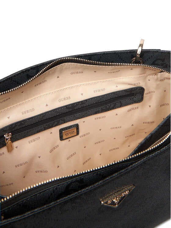 Guess Noelle II Tote in beige, featuring a spacious design and stylish handles, ideal for shopping and everyday use.