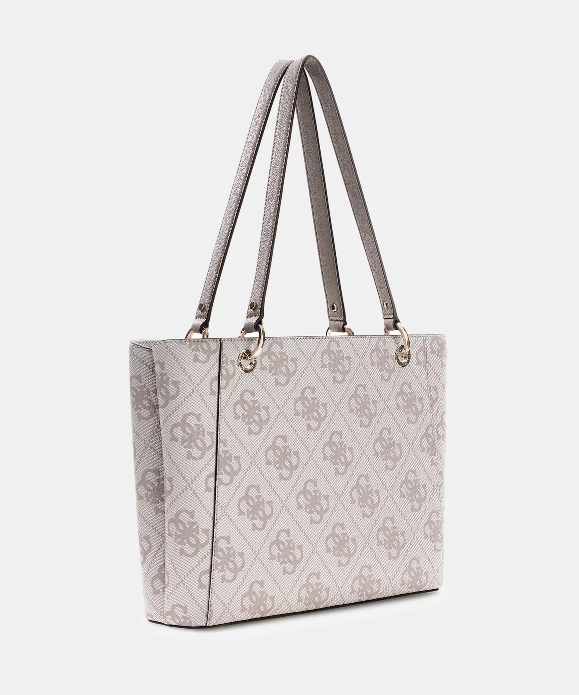 Noelle II Tote by Guess, a stylish women's shopping bag in elegant design, showcasing its spacious interior and handles.
