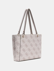 Noelle II Tote by Guess, a stylish women's shopping bag in elegant design, showcasing its spacious interior and handles.