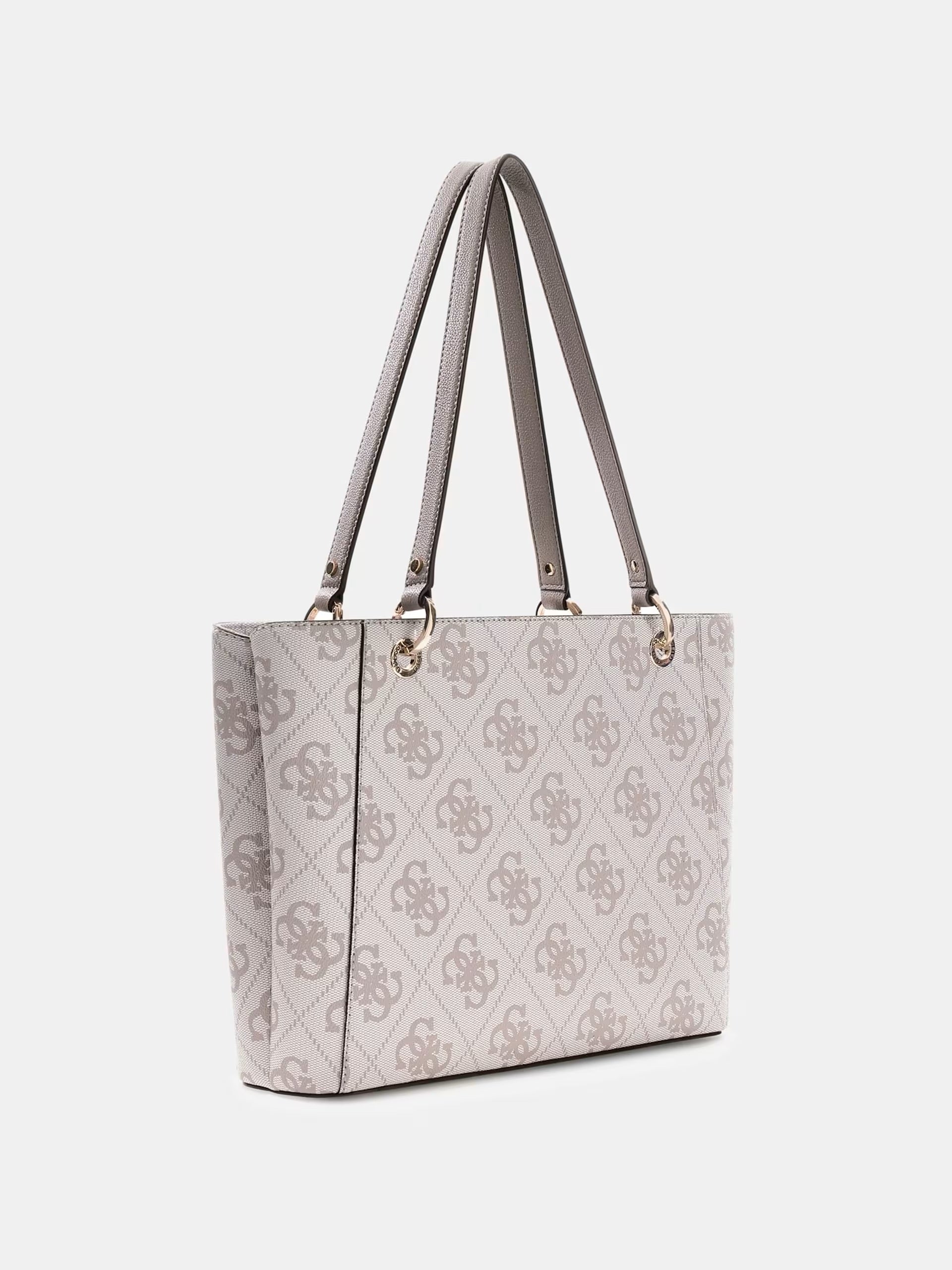 Noelle II Tote by Guess, a stylish women's shopping bag in elegant design, showcasing its spacious interior and handles.