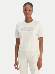Guess Norah Logo sweatshirt, Donna pullover with Guess logo on front, in soft fabric, casual and stylish for everyday wear.