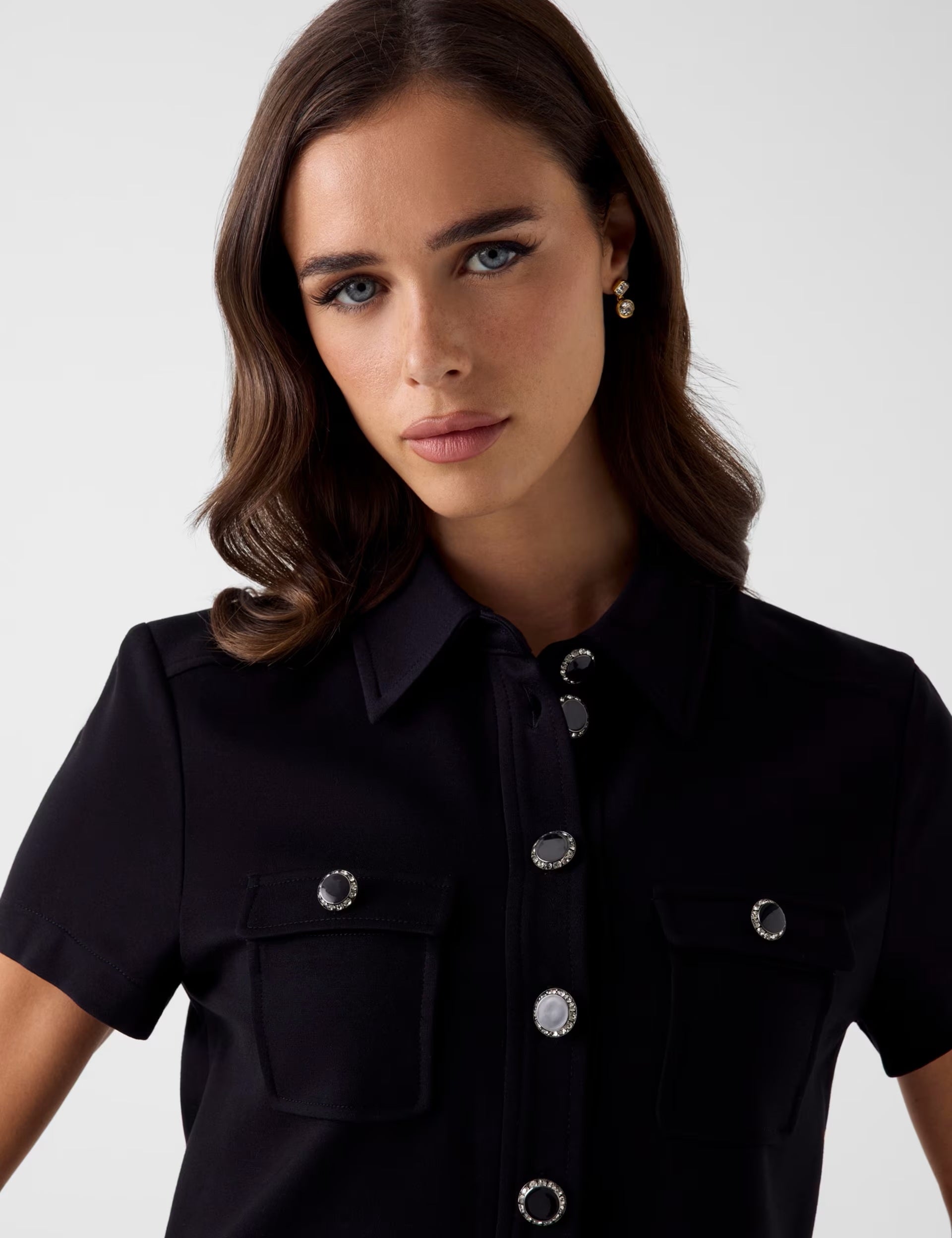 Olga Short Sleeves Top Guess - MYLILLY