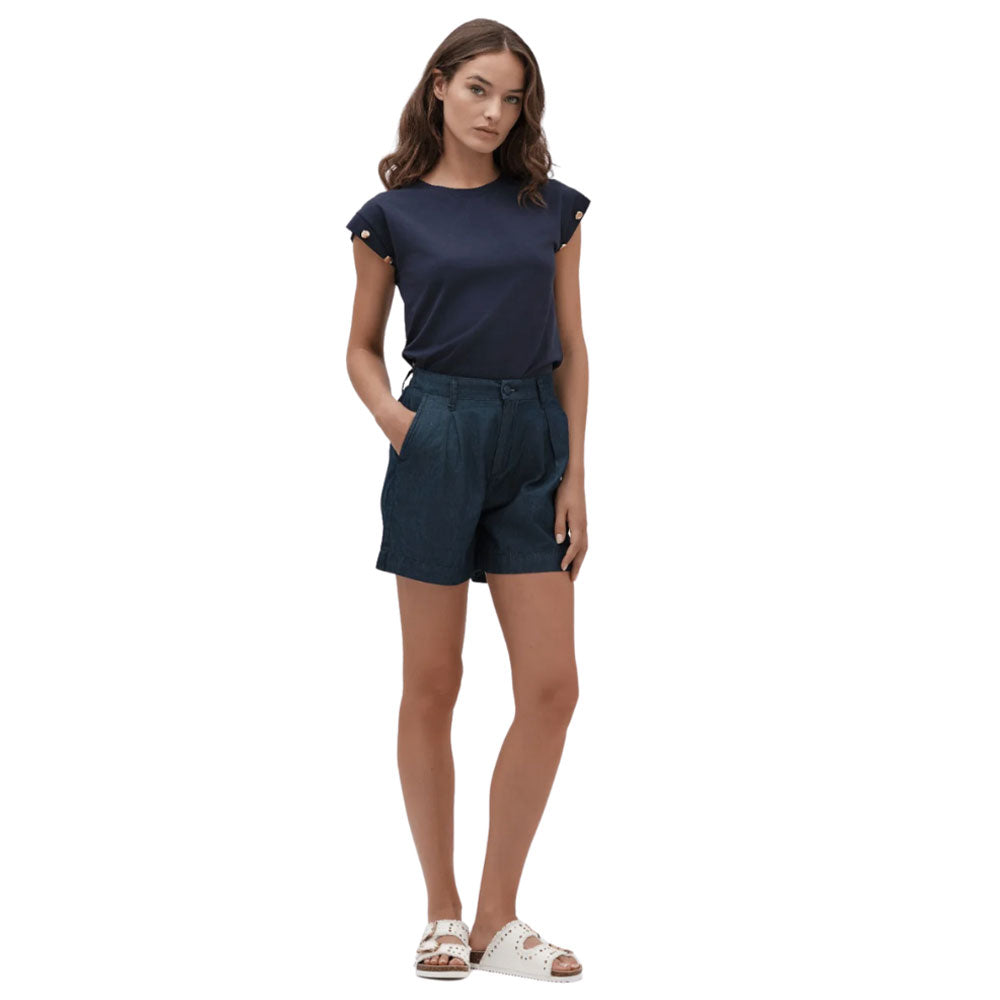 White Wise donna white shorts, casual pantaloncino with a comfortable fit, perfect for warm weather.