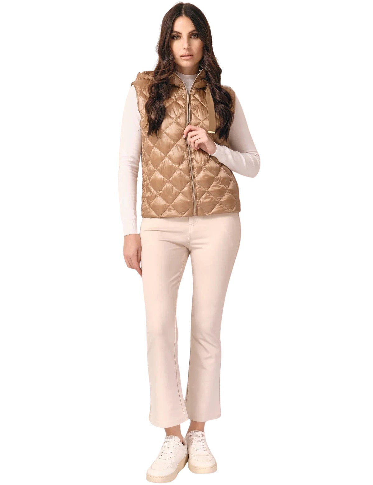 Pantalone a zampetta White Wise - MYLILLY
