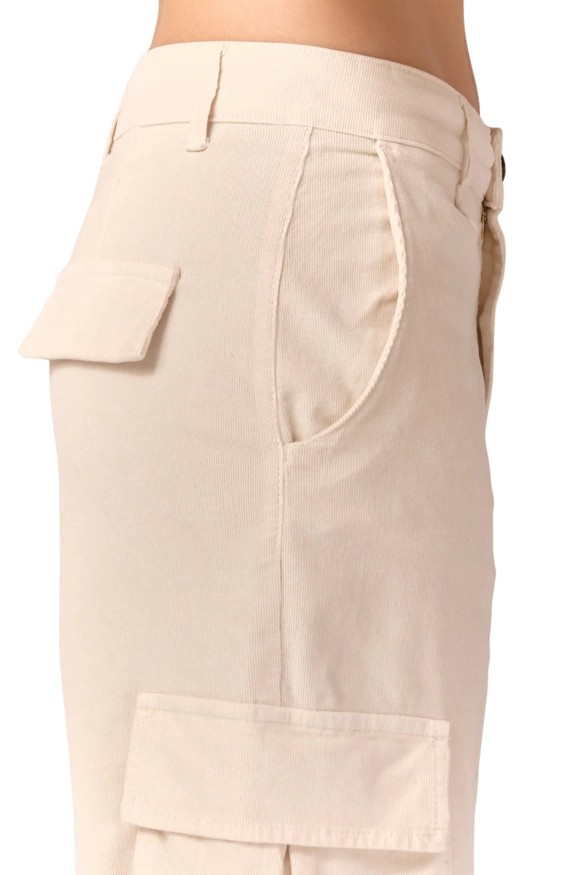 Pantalone cargo White Wise - MYLILLY