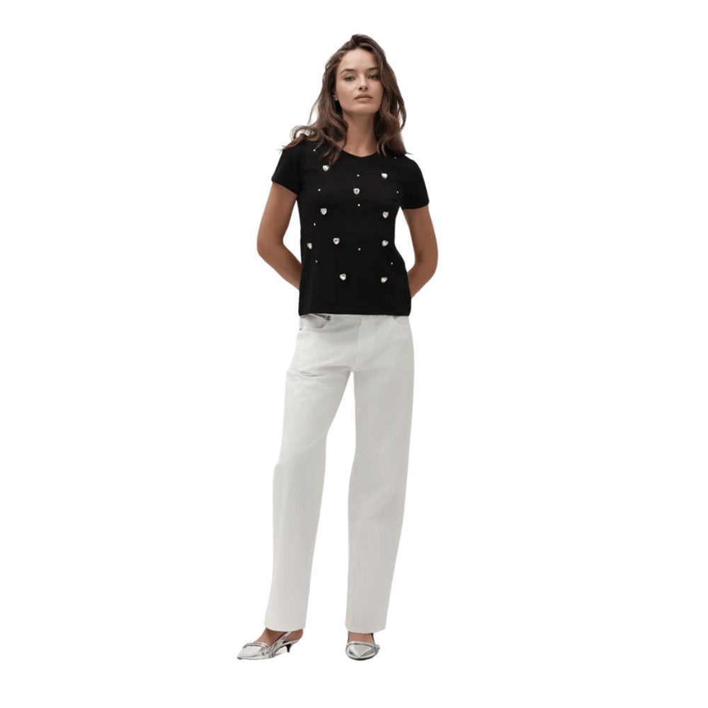 Pantaloni a palazzo White Wise - MYLILLY