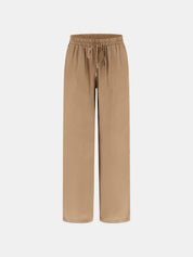Guess Donna Pantaloni Dalia, stylish women's trousers in a tailored fit with classic design and neutral color.