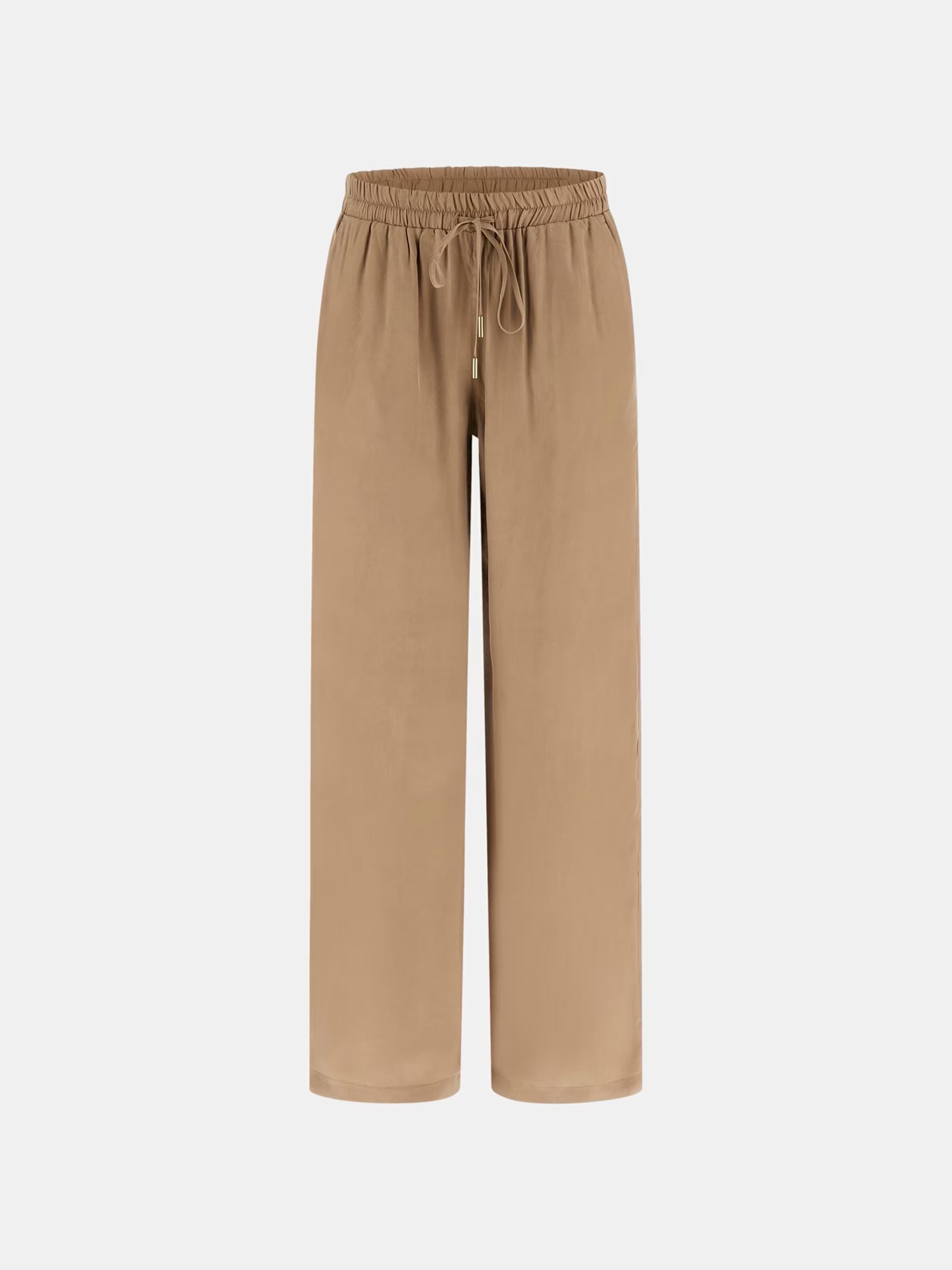 Guess Donna Pantaloni Dalia, stylish women's trousers in a tailored fit with classic design and neutral color.