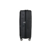 Large Samsonite Paralux trolley for unisex travel, featuring a sturdy hard shell and spacious interior for luggage.
