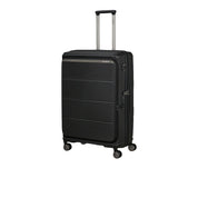 Large Samsonite Paralux trolley suitcase for unisex travel, featuring a sturdy design and spacious interior for easy packing.