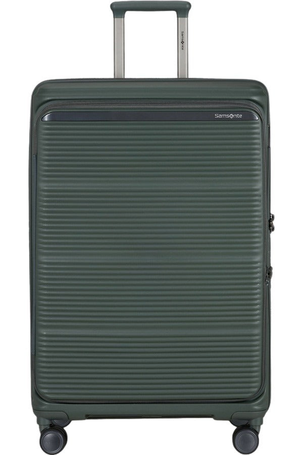 Large Samsonite Paralux trolley case with sturdy handle and wheels, designed for unisex travel, 86995 model.