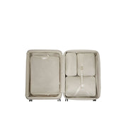 Large Samsonite Paralux trolley bag with sturdy wheels and telescopic handle, designed for unisex travel and easy transportation.