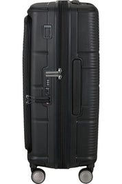 Samsonite Paralux Medium Trolley for unisex travel, with sturdy wheels and a sleek design for easy luggage transport.