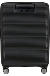 Samsonite Paralux Medium Trolley, unisex travel luggage with hard shell and extendable handle, positioned upright on a white background.