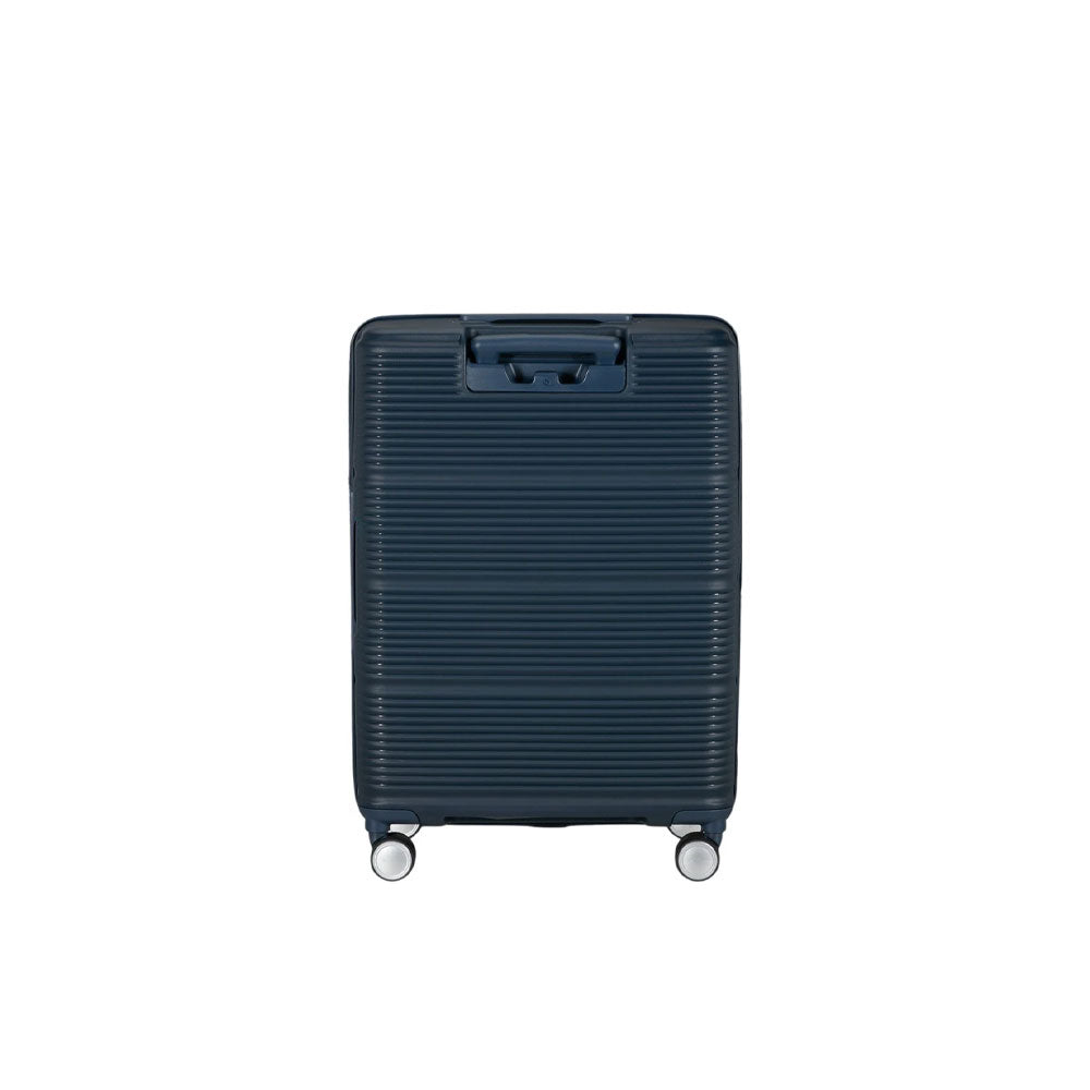 Samsonite Paralux Medium Trolley, unisex travel case with sturdy wheels and telescopic handle, suitable for medium-sized luggage.