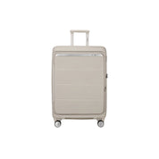 Samsonite Paralux Medium Trolley in unisex travel accessory with a sleek hard-shell design and four spinner wheels.