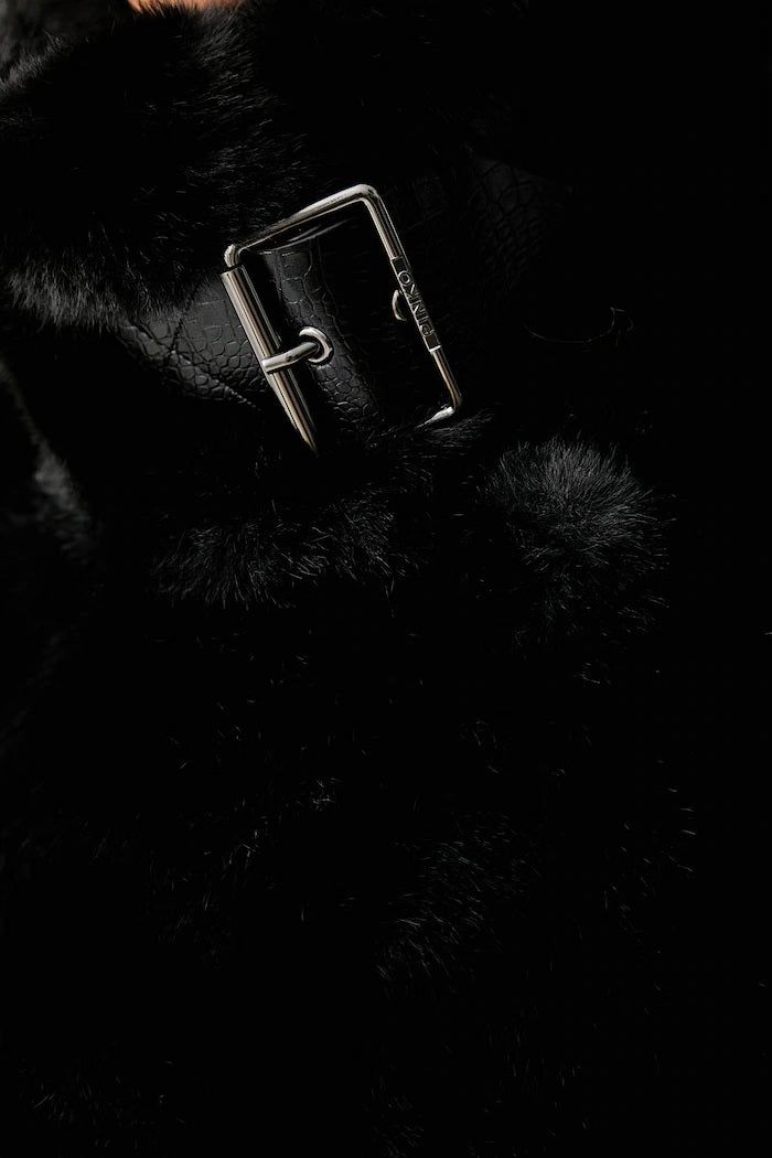 Pinko New Faux Fur Cape