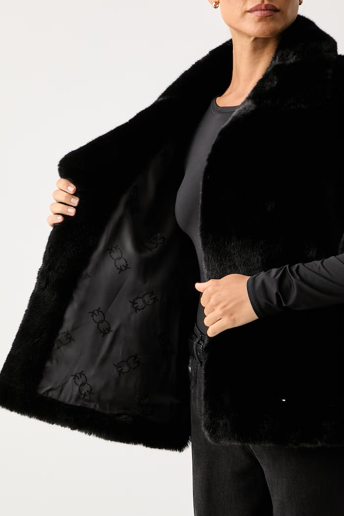 Pinko New Faux Fur Cape