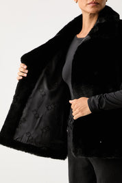 Pinko New Faux Fur Cape