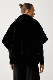 Pinko New Faux Fur Cape