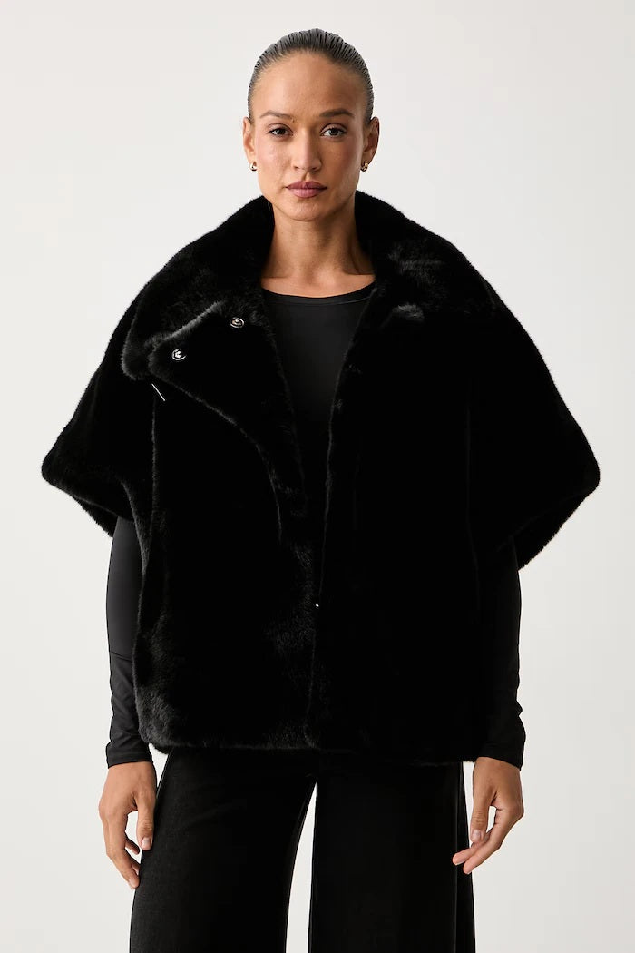 Pinko New Faux Fur Cape