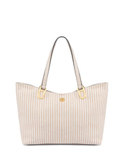 Plume Canvas Tote Bag Pollini - MYLILLY