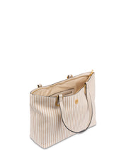 Plume Canvas Tote Bag Pollini - MYLILLY