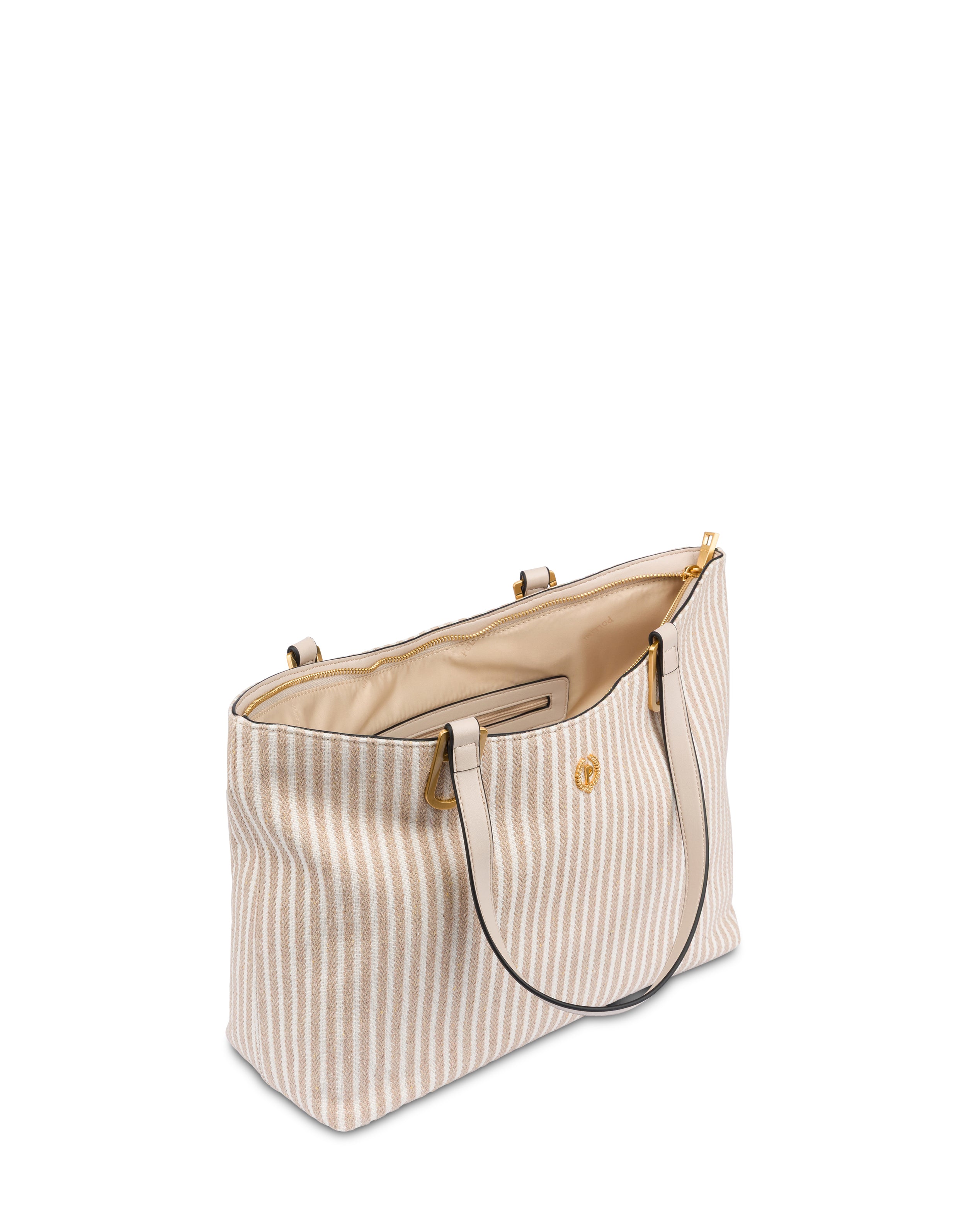 Plume Canvas Tote Bag Pollini - MYLILLY