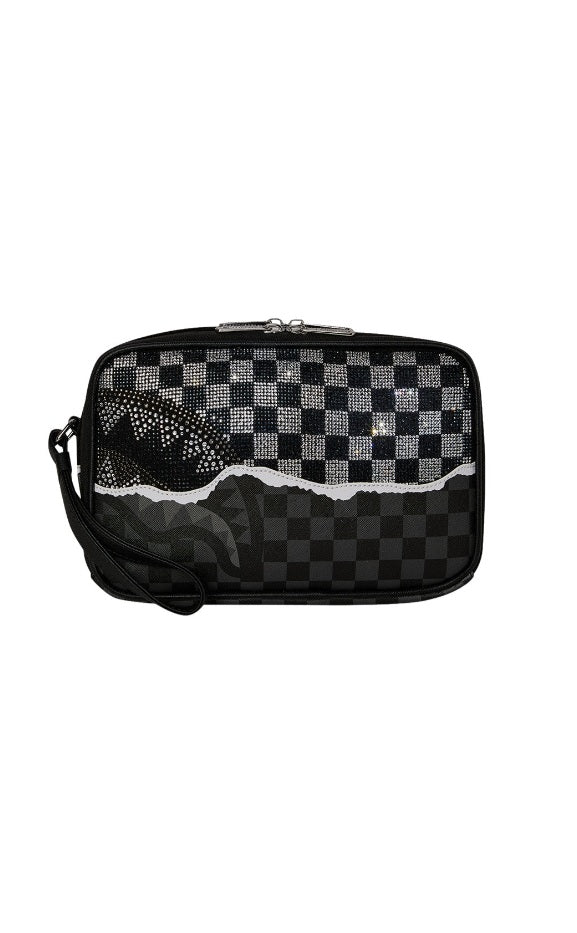 Gold Diamond Tear Toiletry Bag Sprayground - MYLILLY