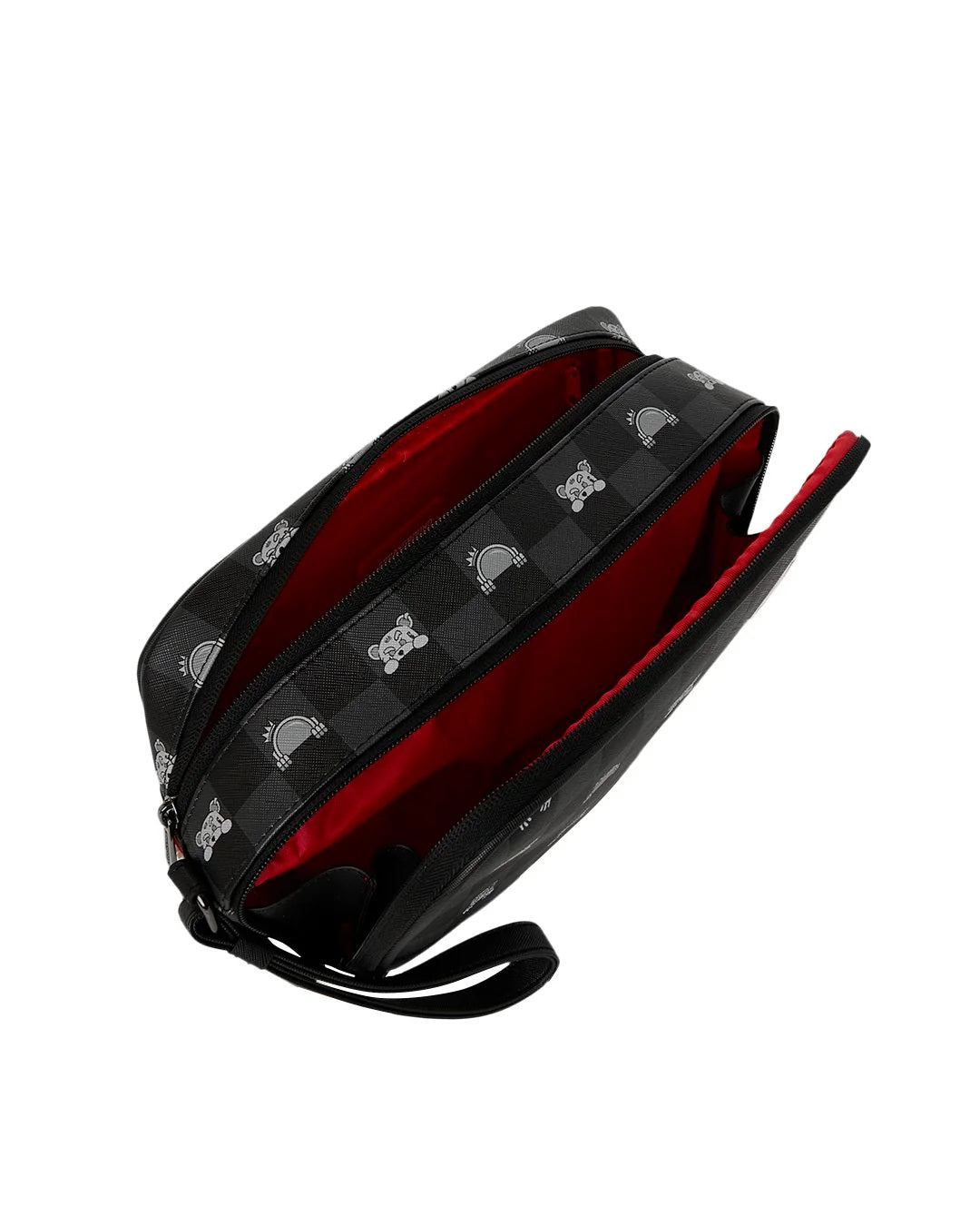 Gray Peeking Character Check Toiletry Brick Sprayground - MYLILLY