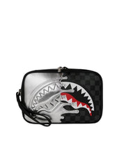 Silver Side Drip Black Check Brick Toiletry Sprayground - MYLILLY