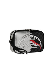 Silver Side Drip Black Check Brick Toiletry Sprayground - MYLILLY
