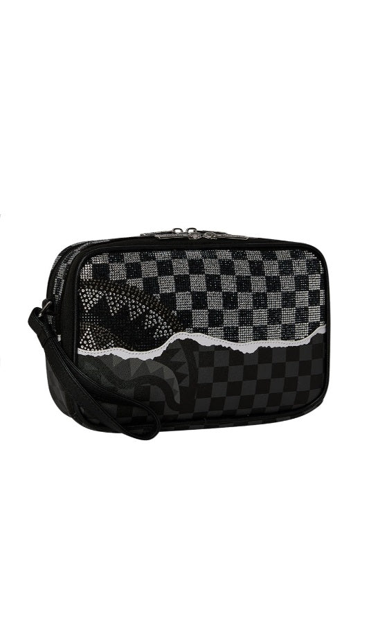 Gold Diamond Tear Toiletry Bag Sprayground - MYLILLY
