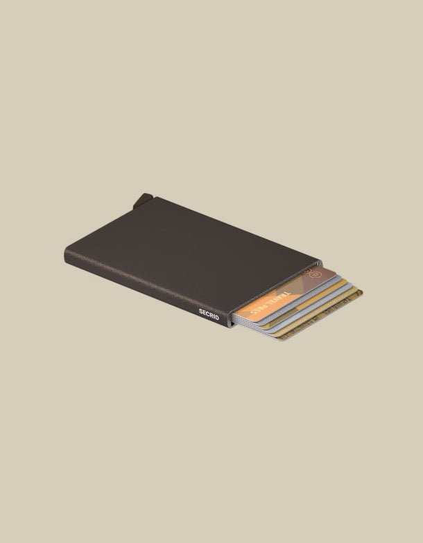 Secrid Porta Carte Cardprotector unisex wallet with sleek metal design and compact credit card holder, ideal for secure card storage.