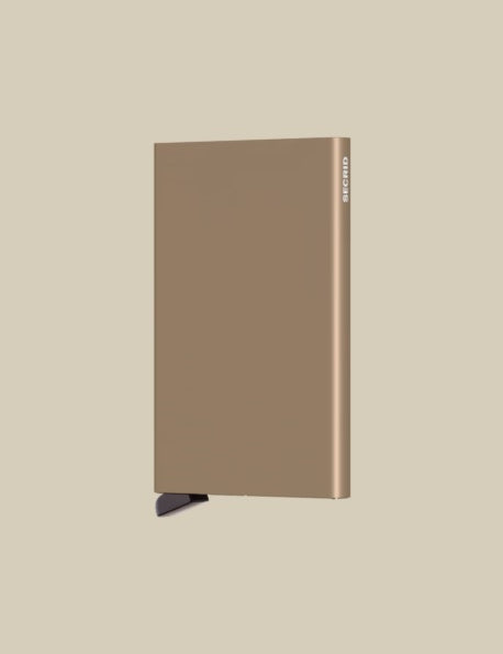 Secrid Porta carte Cardprotector in black, compact unisex wallet for credit cards and identification, with sleek design.