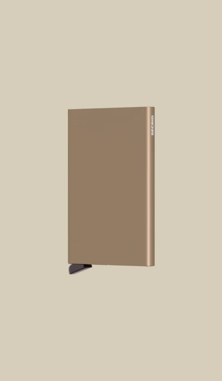 Secrid Porta carte Cardprotector in black, compact unisex wallet for credit cards and identification, with sleek design.