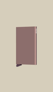 Secrid Porta Carte Cardprotector in sleek black with metal finish, compact unisex wallet for credit cards and IDs.