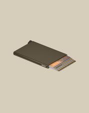 Secrid Porta carte Cardprotector unisex compact wallet with aluminum body and card slots, designed for secure credit card storage.