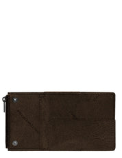 Piquadro credit card holder in leather, featuring a sleek design for unisex use, ideal for documents and cards.